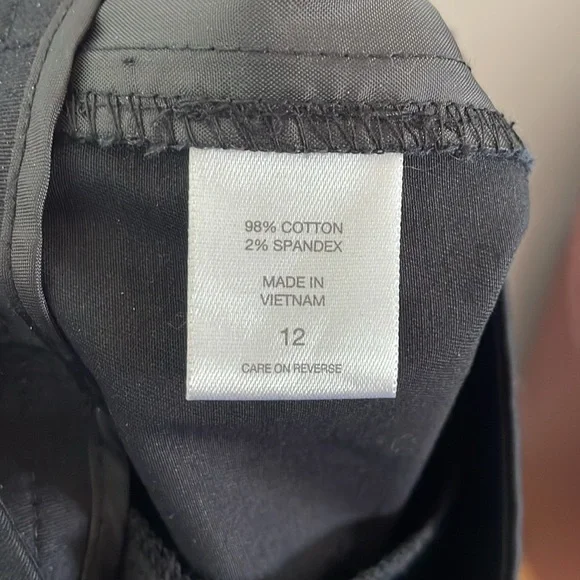 NWT New York & Company 7th Avenue Design Studio Black Cropped Dress Pants Size12 - Picture 9 of 9